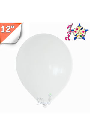 Balon Pastel Hbk 12" Beyaz