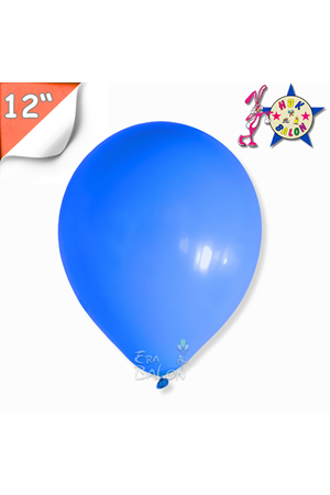 Balon Pastel Hbk 12" Koyu Mavi