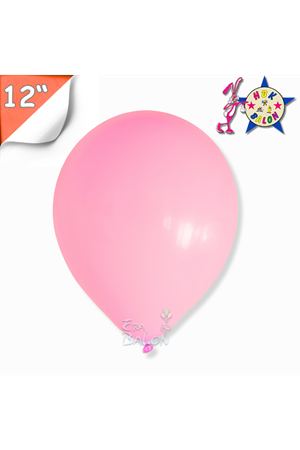 Balon Pastel Hbk 12" Pembe