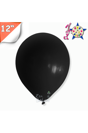 Balon Pastel Hbk 12" Siyah