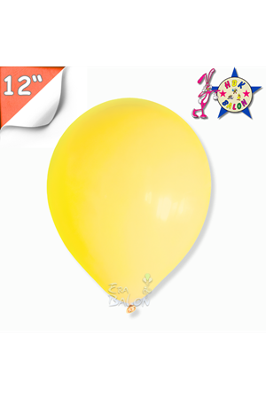 Balon Pastel Hbk 12" Sarı