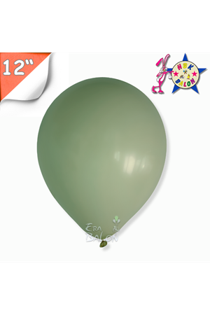 Balon Pastel Hbk 12" Okaliptus