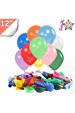 Balon Pastel Hbk 12" Karışık