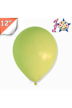 Balon Pastel Hbk 12" Limon Yeşili