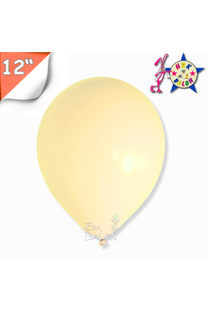 Balon Pastel Hbk 12" Krem
