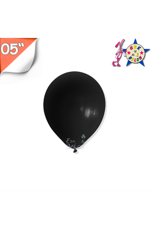 Balon Pastel Hbk 5" Siyah