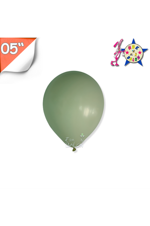 Balon Pastel Hbk 5" Okaliptus