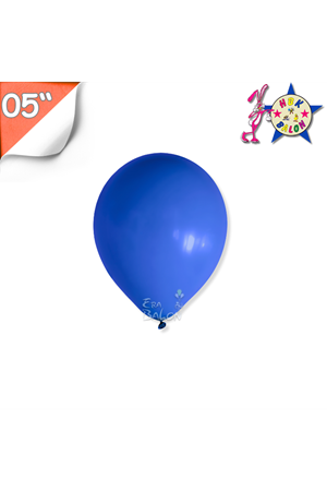 Balon Pastel Hbk 5" Koyu Mavi