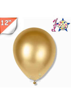 Balon Metalik Hbk 12" Altın