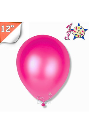 Balon Metalik Hbk 12" Rubi