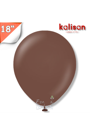 Balon Jumbo 18" Çikolata Kahve 10'lu