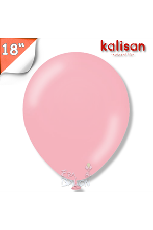 Balon Jumbo 18" Doğal Pembe 10'lu