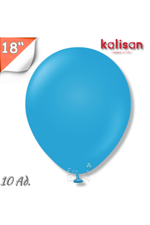Balon Jumbo 18" Karayip Mavi 10'lu