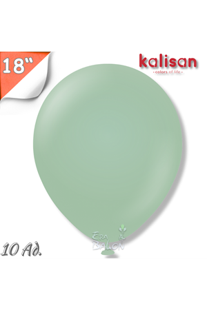 Balon Jumbo 18" Kış Yeşili 10'lu