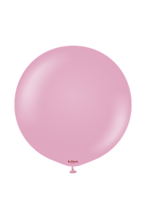 Retro Balon Pembe 24"-2'li