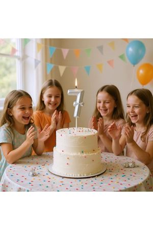 Rakam Mum 7 Yaş Gümüş