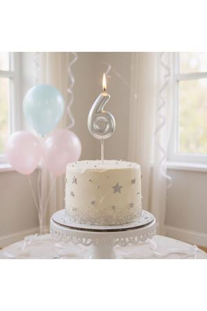 Rakam Mum 6 Yaş Gümüş