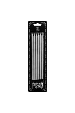 Pasta Mumu İnce 20 cm Gümüş