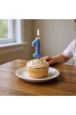 Rakam Mum 1 Yaş Mavi