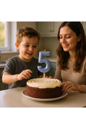 Rakam Mum 5 Yaş Mavi