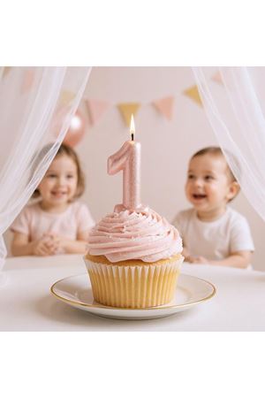 Rakam Mum 1 Yaş Pembe