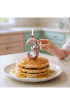 Rakam Mum 3 Yaş Pembe