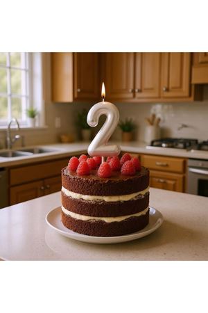 Rakam Mum 2 Yaş Gümüş