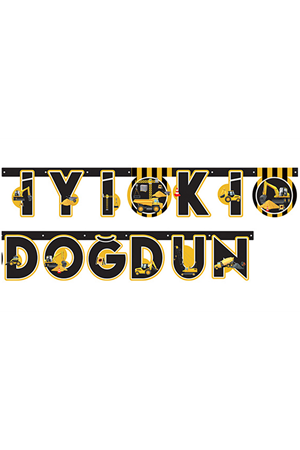 İnşaat İyi Ki Doğdun Lisanslı Banner