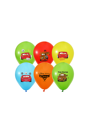 Cars Baskılı Balon 50'li