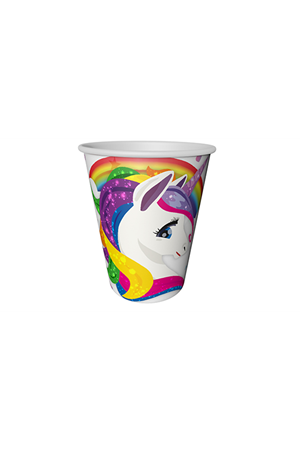 Unicorn Rainbow Karton Bardak 8 Adet