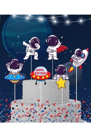 Pasta Süsü Kürdan Uzay 6'lı