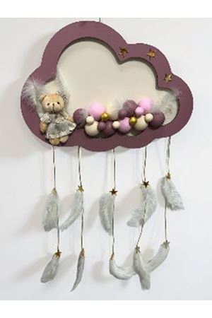 Led'li Kız Bebek Kapı Süsü Gülkurusu