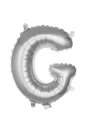 G Harf Folyo Balon Gümüş 76 cm