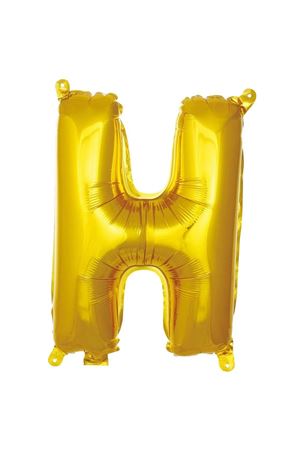 H Harf Folyo Balon Gold 76 cm
