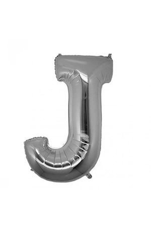 J Harf Folyo Balon Gümüş 76 cm
