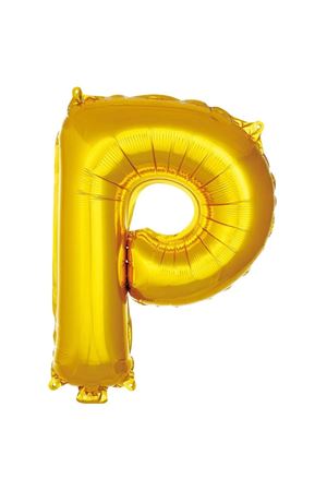P Harf Folyo Balon Gold 76 cm