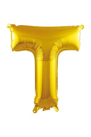 T Harf Folyo Balon Gold 76 cm