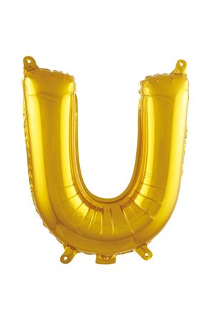 U Harf Folyo Balon Gold 76 cm
