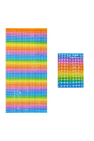 Metalize Arka Fon Perde Kare Makaron