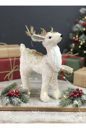 Geyik Yılbaşı Dekor Figürü 7108-1 35 cm