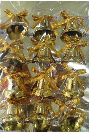 Yılbaşı Ağaç Süsü Zil 12'li 6421-37