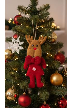 Yılbaşı Ağaç Süsü Geyik Eng-227