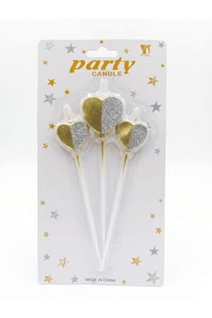 Pasta Mumu 9376-5 Kalp Yaldızlı
