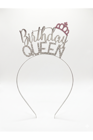 Taç Metal 1672-6 Birthday Queen Taşlı 