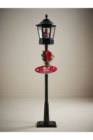 Yılbaşı Sokak Lambası 6594-2 180 cm Müzikli Motorlu
