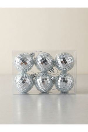 Disco Topu 9192-8 4 cm 6'lı Gümüş