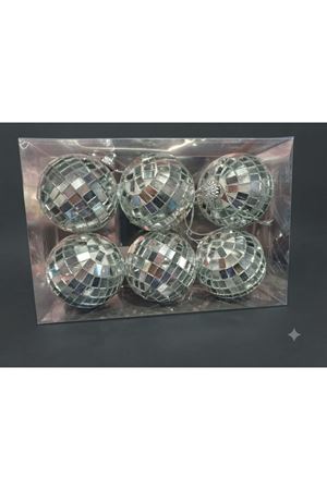 Disco Topu 9192-9 5 cm 6'lı Gümüş