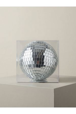 Disco Topu 9192-14 15 cm Tekli Gümüş