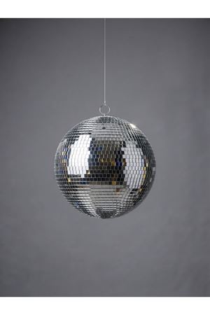 Disco Topu 9192-15A 30 cm Tekli Gümüş