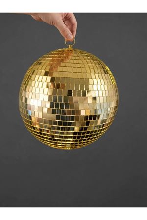 Disco Topu 9192-15B 30 cm Tekli Gold
